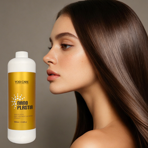 YOGI CARE Crème réparatrice professionnelle pour cheveux, traitement capillaire Nanoplastia, formule à base de kératine végétale, traitement hydratant et nourrissant - Product Image 1