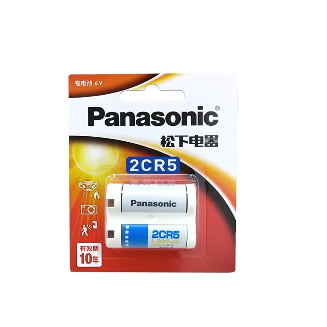 Panasonic ליתיום סוללה 2CR5 6V נטענת