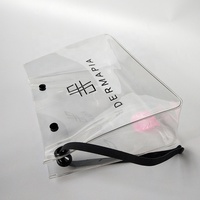Sacs transparents pour bracelet en silicone, personnalisés, imperméables, soin cosmétique, emballage de luxe, biodégradables, pour soins de la peau