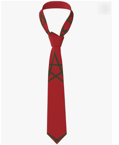 Cravate pour homme de haute qualité en gros, imprimé drapeau de l'île <span class=keywords><strong>Maurice</strong></span>, cravate à porter tous les jours, cravate polyvalente personnalisée pour les affaires et le quotidien - Product Image 4