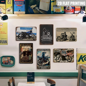 Insegna in Metallo Vintage con Citazione Divertente: 'Motociclismo: Perché Uccidere È Dov'è Mancante', Arte Murale per Motociclisti - Product Image 3