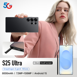 Teléfono Inteligente Ultra 5G S25 al por Mayor, Pantalla de 7.3 Pulgadas, 4K, Android, Doble SIM, CPU Deca Core, Reconocimiento Facial, 108MP, LTE, Desbloqueado para Todas las Operadoras - Product Image 2