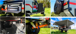 Ecocampor - Remolques Pequeños Plegables <span class=keywords><strong>para</strong></span> Campamento, Caravana <span class=keywords><strong>con</strong></span> Cocina y <span class=keywords><strong>Mesa</strong></span> Plegable en Venta - Product Image 6