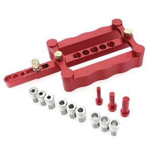 6/8/10mm 3-in-1 Straight Hole Punching Locator Vertical Pocket Hole Jig DIY Woodworking Tools <strong>Drill</strong> <strong>Guide</strong> OEM - Product Image 2