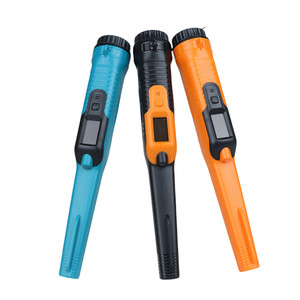 Detector de metales mini impermeable con pantalla y alarma dual para adultos, plástico ABS negro - Product Image 5