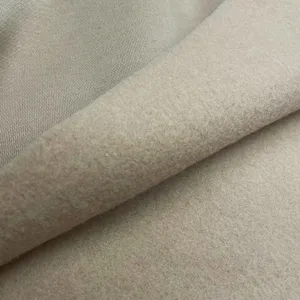 China Factory Wholesale Soft Warm CVC Fleece 60%Cotton 35%Polyester High Quality Knitted Fabric For Jacket