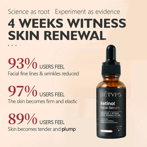 Removedor de líneas finas, suero de retinol, productos ordinarios para la piel, suero de aceite facial de ácido hialurónico - Product Image 6