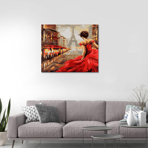Offre Spéciale 40x50cm personne peinture par numéro Kit pour adulte mur Art bricolage peinture personnalisée par numéros - Product Image 2