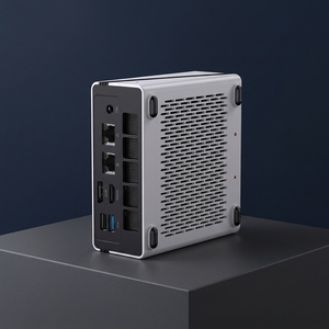 CHUWI UBox Handgroßer Mini-PC für Gaming Günstiger OEM AMD <span class=keywords><strong>R5</strong></span> <span class=keywords><strong>6600H</strong></span> bis zu 4,5 GHz 16GB RAM 512GB SSD Windows 11 Pro Ultraleicht - Product Image 2