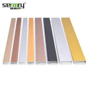 Senmry Garniture de carreaux de bâtiment en forme de U de style moderne Garniture d'angle en <span class=keywords><strong>laiton</strong></span> Photo Aluminium Coin interne Garniture de bord en métal pour carreaux - Product Image 4