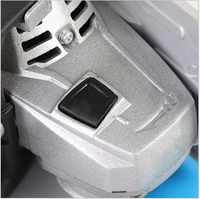 Meuleuse d'angle électrique professionnelle réglable, super puissante, 2400W, à balais, avec disque de 230mm et interrupteur coulissant