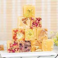 Cubes de sucre brun premium aux saveurs rose/jasmin/baies de goji/gingembre/dattes rouges à prix avantageux