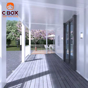 Casa Contenedor Cbox de Diseño de 2 Pisos Tipo Cápsula para Apartamento u Oficina, Prefabricada, Modular, Desmontable y de Paquete Plano con Techo a Dos Aguas - Product Image 5