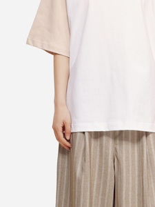 Camiseta Informal de <span class=keywords><strong>Manga</strong></span> Corta Personalizada para Mujer, Camiseta con Mangas Raglán y Parches en Contraste - Product Image 6