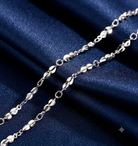 Adornos versátiles para el cuello de varios estilos, adornos de cadena para el cuello intercambiables y a la moda, ofrecidos en caja, con diseño de serpiente, semilla de melón y cuentas de estrella. - Product Image 4