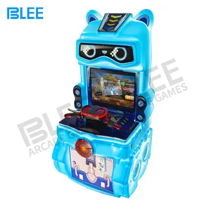 Mesin Game mobil balap anak-anak, dioperasikan koin kecil mesin game mobil balap elektronik untuk taman hiburan