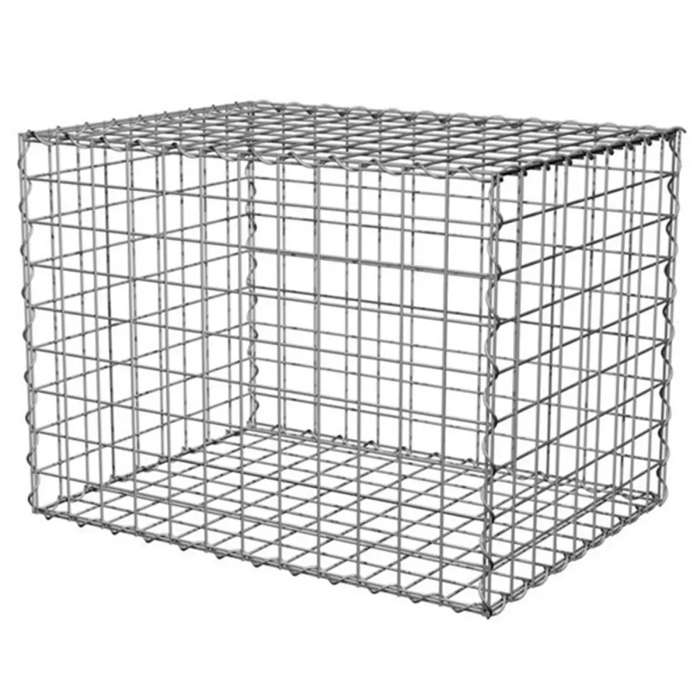 Galfan welded gabion retaining walls 200x100x50 welded gabion box 2x1x0.5m gabion basket stone cage garden fence price