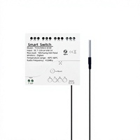 Module de contrôle d'accès intelligent EasyLink Zigbee avec contrôle de température et d'humidité, relais à commande par application, momentané, auto-bloquant et interverrouillable