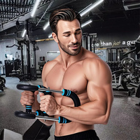 Portable Power Workout Bar Bras Poitrine Exerciseur Fitness Arm Twister Trainer