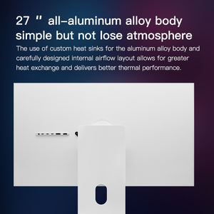 Kuycon Monitor tiga Desktop Gaming 27 "165HZ, LCD Gaming aluminium dengan antarmuka DP 34 Polegadas Brancomonitor - Product Image 5