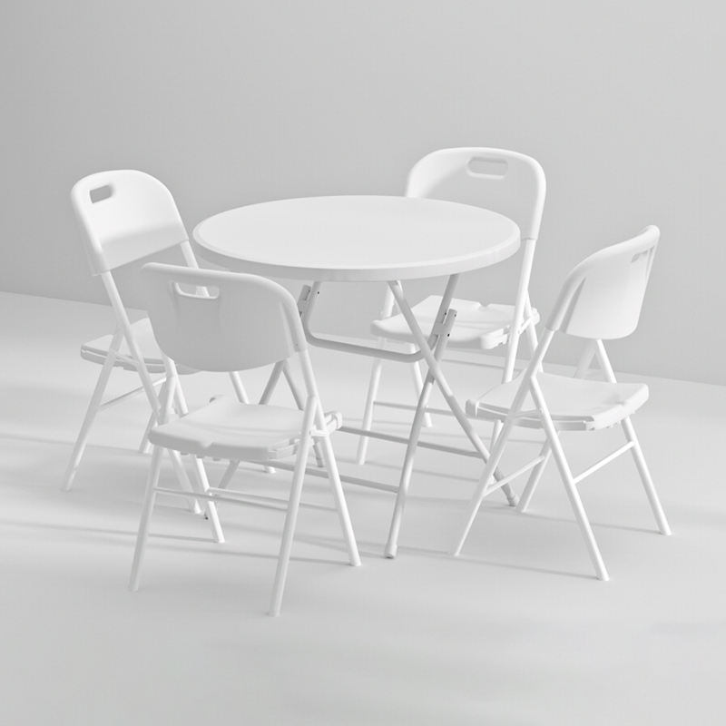 B-80cm table et 4 chaises