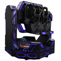 Nouvelle arrivée d'autres produits de parc d'attractions 9d Vr Machine de jeu 360 degrés simulateur de vol Machine d'arcade pour la foire du plaisir