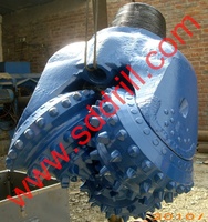 Broca Tricono de 152 mm con Sello de Goma de 165 mm para Perforación de Roca Dura TCI, Tricono de Tosteno de 61/2\"