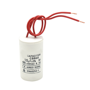 <span class=keywords><strong>Condensateur</strong></span> de course <span class=keywords><strong>CBB60</strong></span> Offre Spéciale 2.5uf 3.5uf fils broches 110-450VAC écologique Durable pour la maison Source d'alimentation électrique faite - Product Image 5