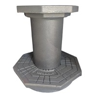 Base de raccordement de pompe en fonte sur mesure, boîtier de pompe en alliage d'aluminium, composants de fonderie OEM ODM usinés et moulés