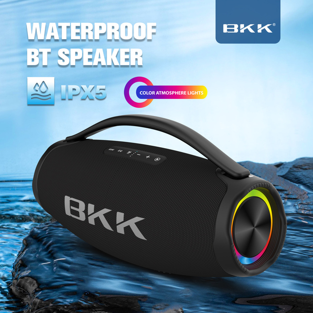 2026 Super Bass Power Portable Karaoke Speaker RGB 80W Output 6000mAh Battery Wireless Outdoor Party Computer SoundBox Subwoofer