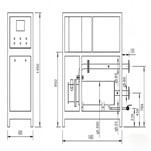 Chaudière industrielle intelligente <span class=keywords><strong>de</strong></span> 0 <span class=keywords><strong>à</strong></span> 100 kW, <span class=keywords><strong>chauffage</strong></span> électrique, dispositif <span class=keywords><strong>de</strong></span> <span class=keywords><strong>chauffage</strong></span> auxiliaire électrique pour brûleur <span class=keywords><strong>à</strong></span> gaz et <span class=keywords><strong>à</strong></span> mazout - Product Image 4