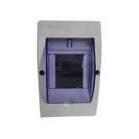 Boîtier de distribution électrique en plastique HT, capacité 3-36 circuits, IP54, étanche à la pluie pour extérieur, avec loquet pour transmission d'énergie électrique