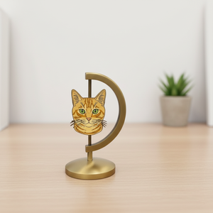 Nhà Sản Xuất Tùy Chỉnh Kim Loại Men Động Vật Phim Hoạt Hình Pin Đồng Xu Quay Hiển Thị Đứng - Product Image 6