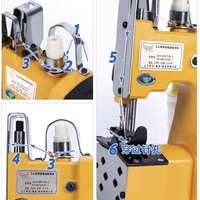 Machine à Coudre Industrielle ZEQUAN pour Sacs, Machine à Coudre Électrique Manuelle Automatique pour Sceller les Sacs