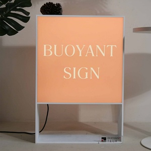 Custom Solar Power <b>Led</b> <b>Light</b> <b>Box</b> Round Rectangle Square Acrylic Advertising Sign Outdoor Wall Hanging Business Logo Lightbox - Product Image 5