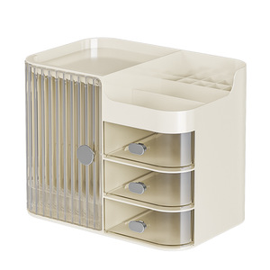 Large Capacity Cosmetic Storage Box With <b>Drawers</b> Multifunctional <b>Makeup</b> Organizer For Skincare And Lipstick Storage Cabinet - Product Image 4