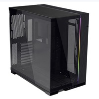 Boîtier PC Gaming de Luxe Nouvelle Conception en Verre Trempé 0,5 mm SPCC Version Verre 245 ATX avec Ventilateur RGB – Vente en Gros