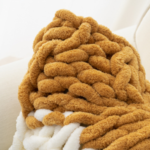 Couverture épaisse, douce et chaude en Chenille, housse épaisse, faite à la main, en tricot épais, pour lit, chaise, canapé, <span class=keywords><strong>tapis</strong></span> de <span class=keywords><strong>Yoga</strong></span>, nouveau style - Product Image 5
