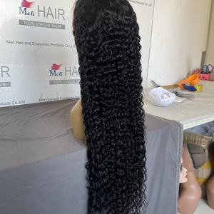 Peluca de Cabello Humano Remy con Frente de Encaje Transparente 13x6 de Alta Densidad 200% para Mujeres Afroamericanas, Ondulado - Product Image 2