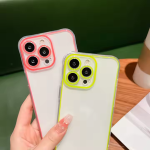 เคสโทรศัพท์ TPU เรืองแสงได้สำหรับ iPhone 14 15 16 <span class=keywords><strong>PRO</strong></span> <span class=keywords><strong>MAX</strong></span> 2025ใหม่<span class=keywords><strong>ราคา</strong></span>ถูก - Product Image 4