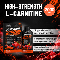 Boisson OKTW Liquid L-Carnitine 2000mg avec électrolytes, extrait de thé vert, soutien à la combustion des graisses, boost d'énergie, complément alimentaire