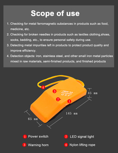 Anti Girişimli İğne Dedektörü Yüksek Hassasiyetli Tekstil Konfeksiyon Endüstriyel Muayene Sistemi - Product Image 4