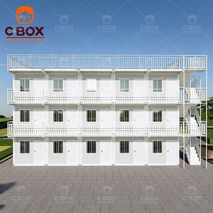 บ้านสำเร็จรูปแบบตู้คอนเทนเนอร์ 3 ชั้น Cbox สำหรับสำนักงาน โรงแรม ที่พักคนงานก่อสร้าง ทนทาน ถอดประกอบได้ - Product Image 6