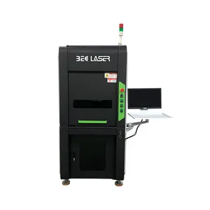 100w 150*150mm fiber lazer making engraving printing writing machine with CE for glass bottle credit card metal aluminum