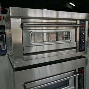 <span class=keywords><strong>Horno</strong></span> a <span class=keywords><strong>Gas</strong></span> <span class=keywords><strong>y</strong></span> <span class=keywords><strong>Eléctrico</strong></span> para Panadería, para Pasteles Lunares/Galletas/Pan/Pizza, Primer Piso para Una Bandeja, Segundo Piso para Dos - Product Image 3