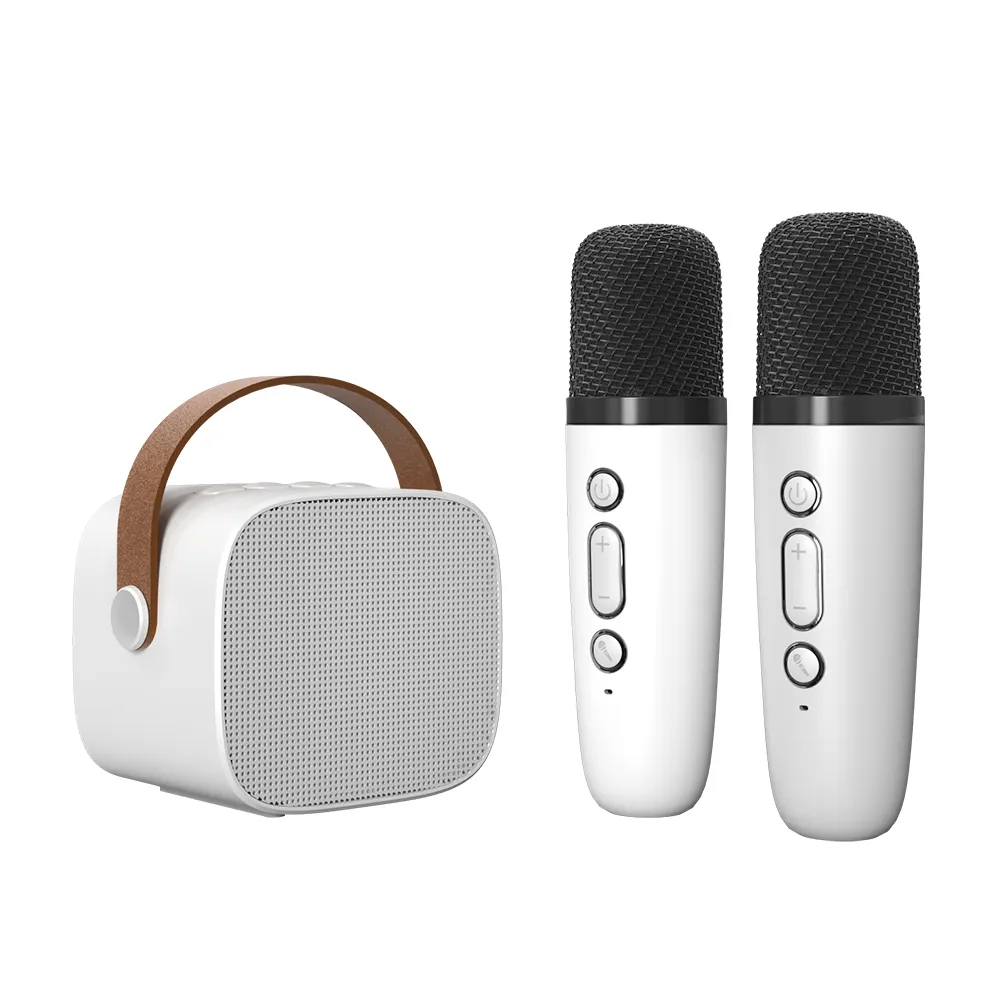 sound speaker best gift for kids Mini Bluetooth Microphone Speaker Set for Home Outdoor Entertainment KTV