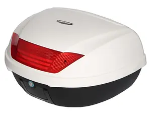 Atv rear seat box hard tail box motorbike delivery boxes top case motorcycle led light big volume