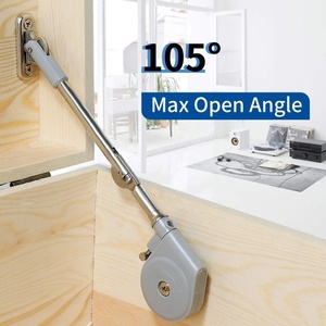 Easy Install Plastic Lid with 105 Degree Soft Close Top-Opening Flap Door for Toy <b>Boxes</b> in Workshops and Kitchens - Product Image 2