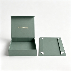 High Quality Cosmetics Packaging Box Magnetic Collapsible Design Custom Gift Packaging Eco-friendly Flat Pack Solution Bulk - Product Image 1