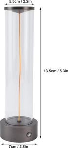 New Ideas Magnetic Rechargeable <b>Touch</b> Sensor Quantum LED Night <b>Lamp</b> Custom Logo Portable Decorative Small Wood Grain Bedroom - Product Image 5